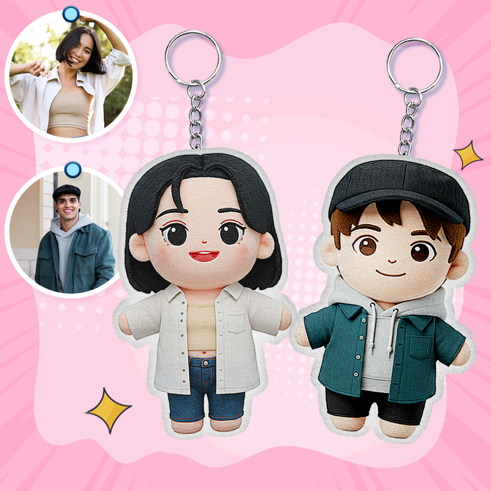Cartoon Selfies Custom Plush Dolls