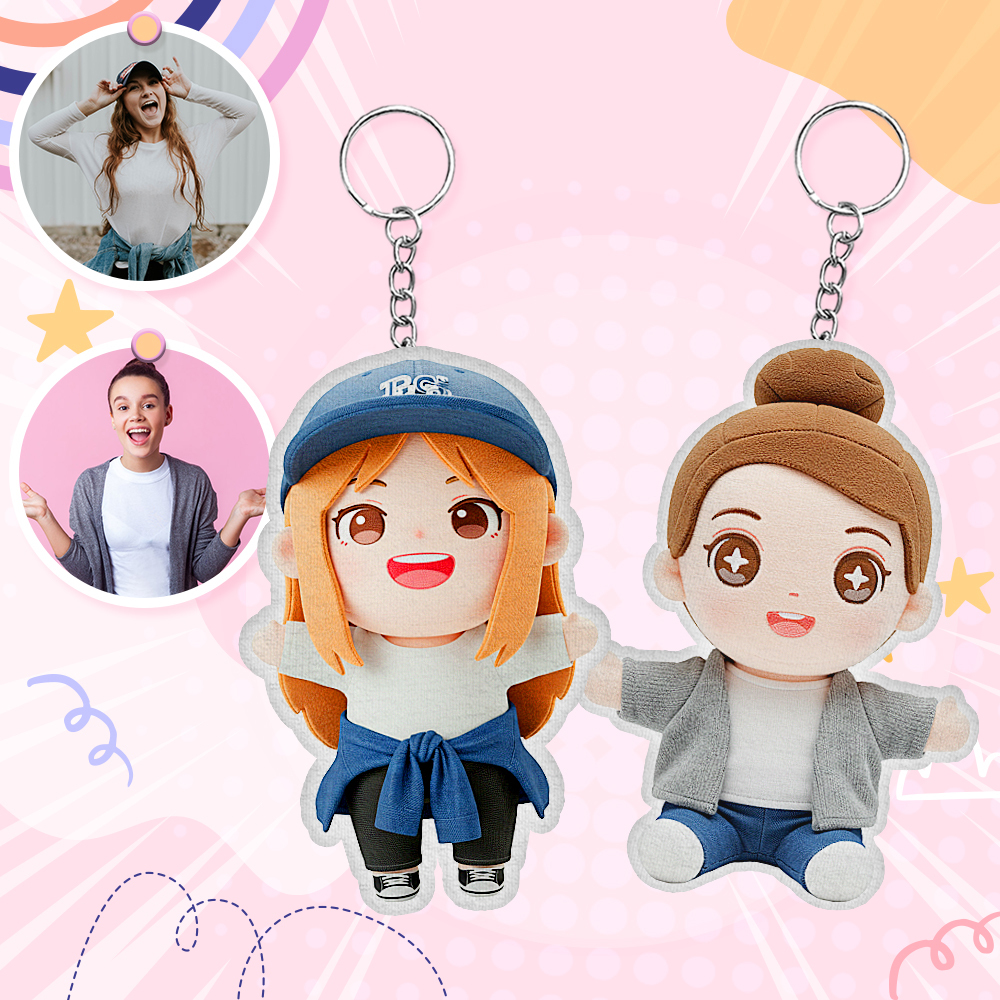 Cartoon Selfies Custom Plush Dolls