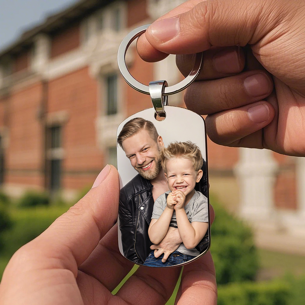 Dad Gift The Moment You Became My Daddy Mummy Keychain First Father's Day Keyring New Dad Keychain Gift Personalised Gift Father's Day Gift
