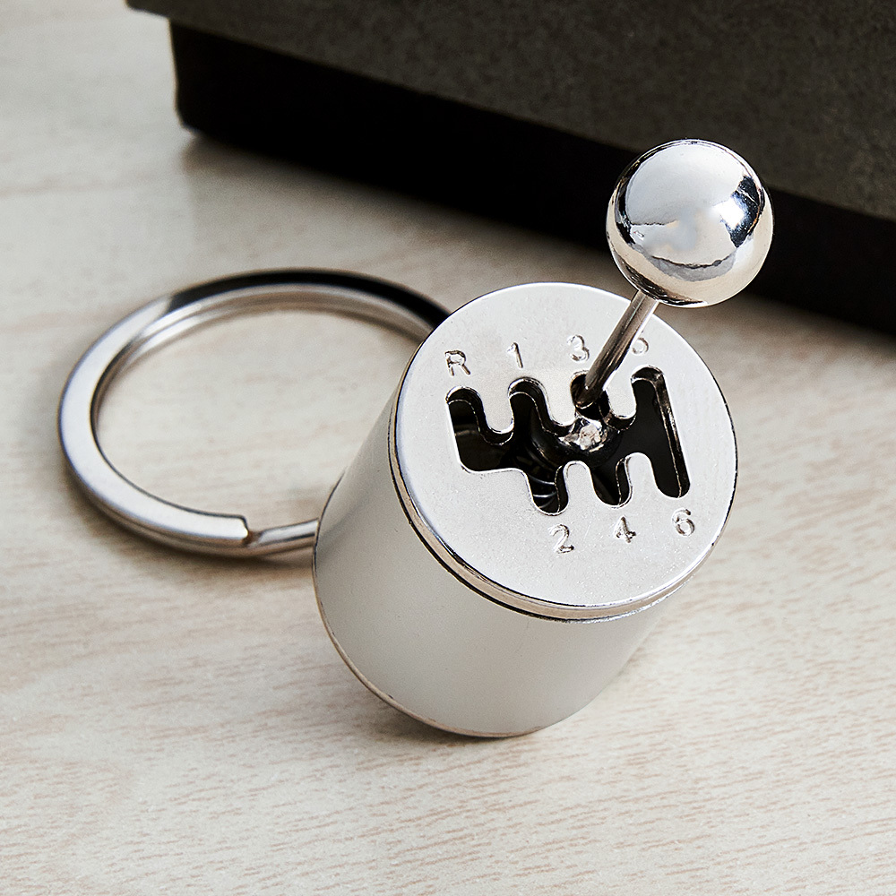 Father's Day Gifts Custom Miniature Shifting Keychain Speed Gear Shift Keychain Personalized Stress Relief Fob Custom Name Miniature Shifting Keychain
