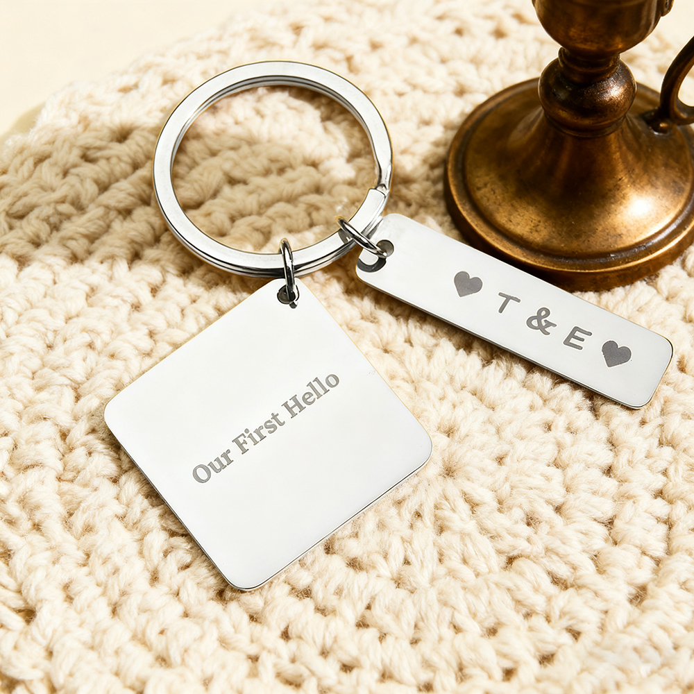 Custom Date Calendar Keychain Personalized Engraved Calendar Keyring  Significant Date Marker Birthday Anniversary Gift