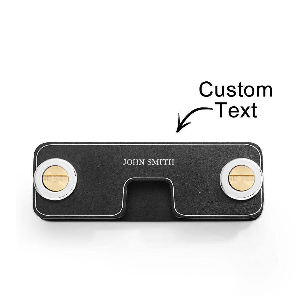 Custom Engraved Keychain Simple Unique Men's Gifts - NameNecklace