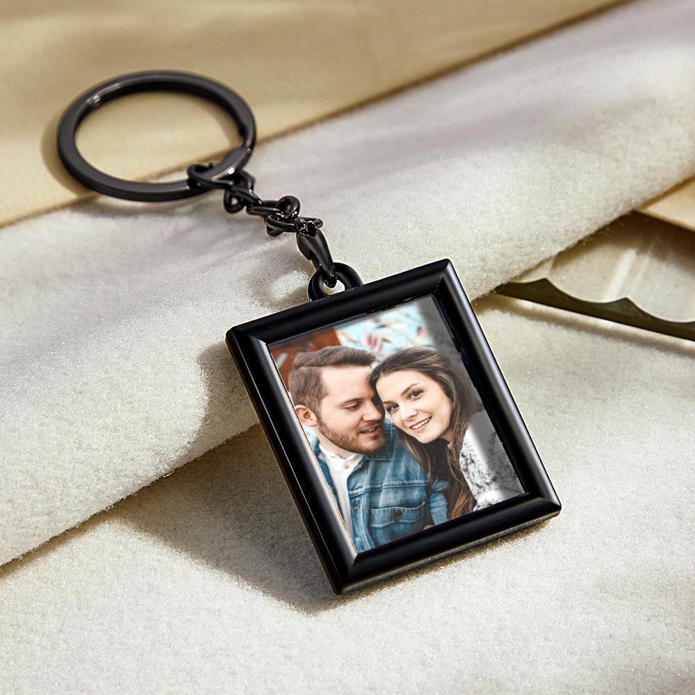 Custom Photo Keychain Minimalist Photo Frame Creative Gifts - NameNecklace