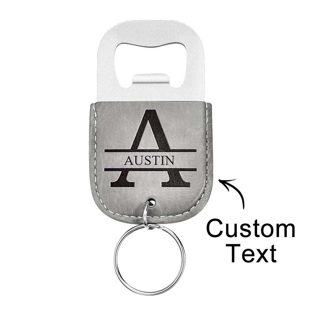 Custom Engraved Keychain Bottle Opener Simple Gifts - NameNecklace