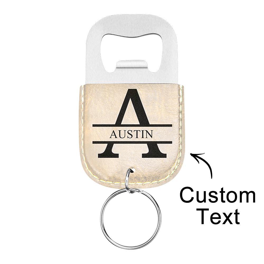 Custom Engraved Keychain Bottle Opener Simple Gifts - NameNecklace