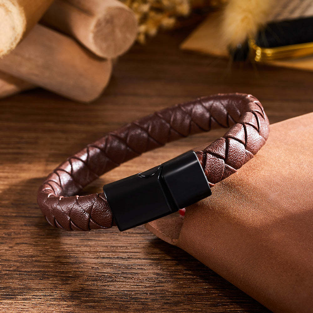 Personalised Men's Secret Message Bracelet
