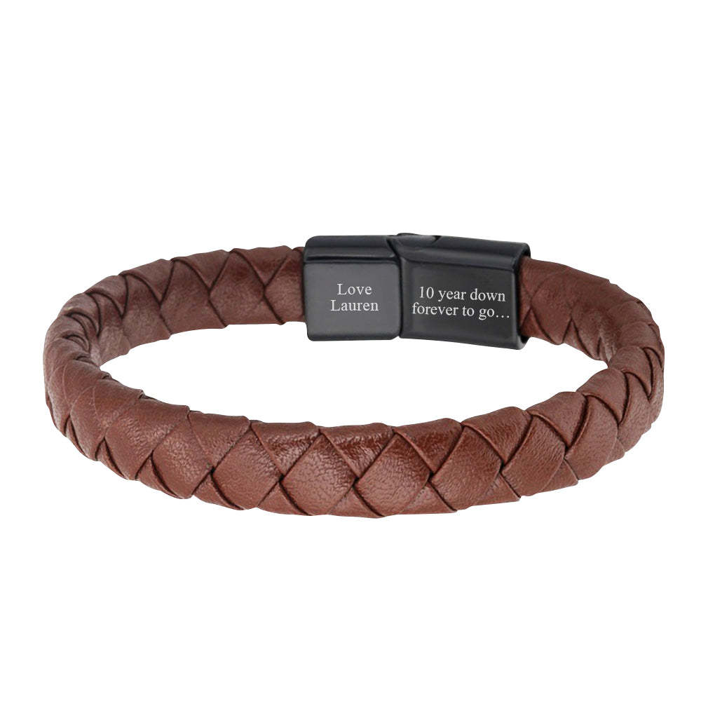Personalised Men's Secret Message Bracelet
