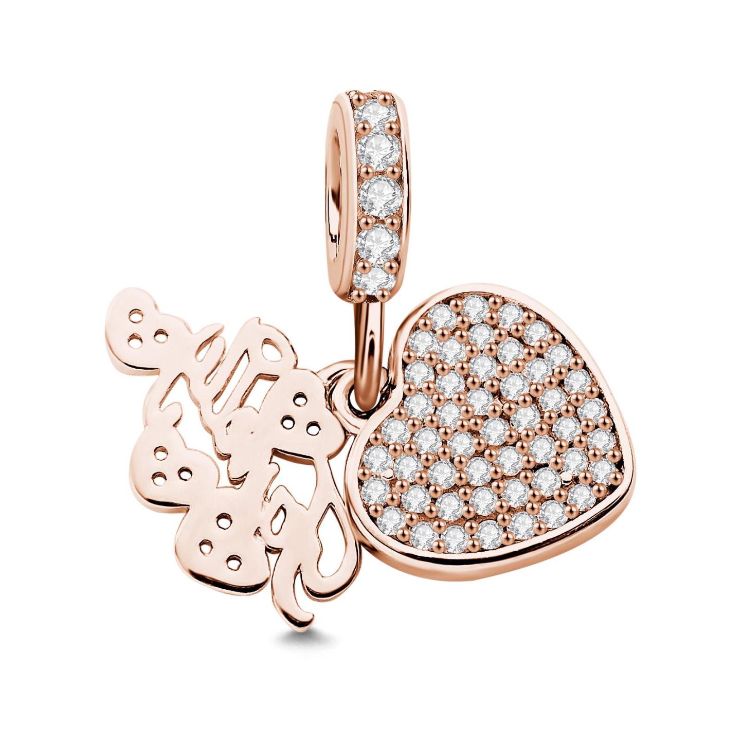 Custom Photo Charm Delicate Heart Creative Gifts for Family - NameNecklace