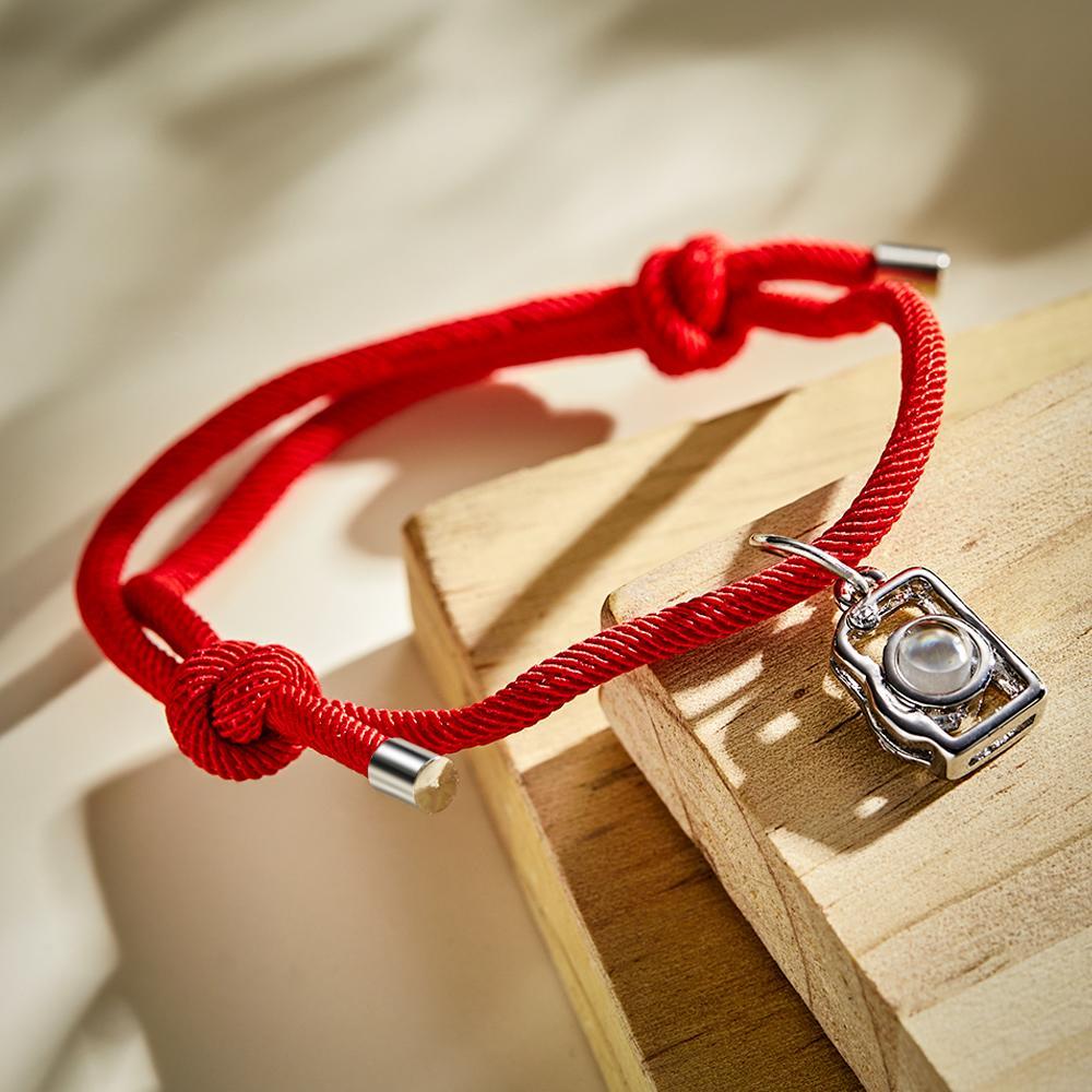 Custom Projection Photo Bracelet Creative Camera Couple Gifts - NameNecklace