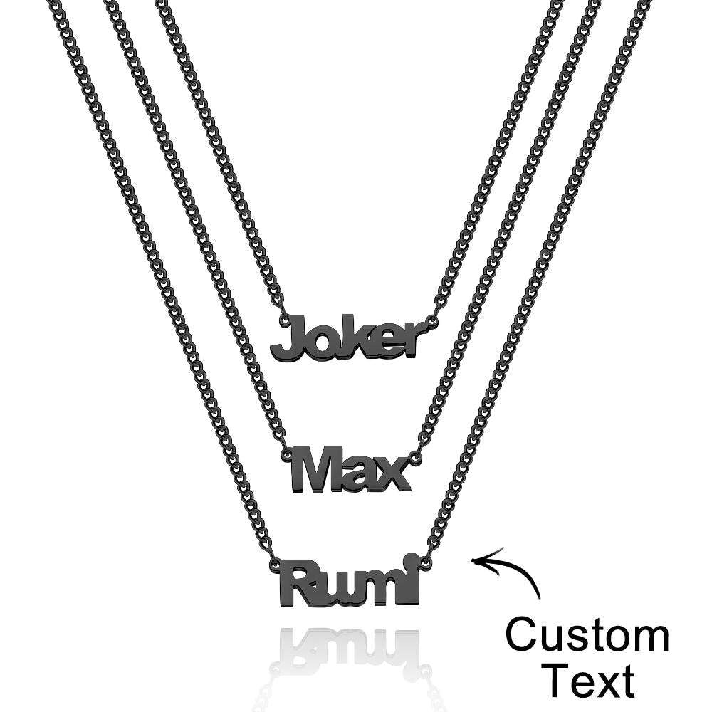 Custom Name Necklace Fashion Stack Girl Gift - NameNecklace