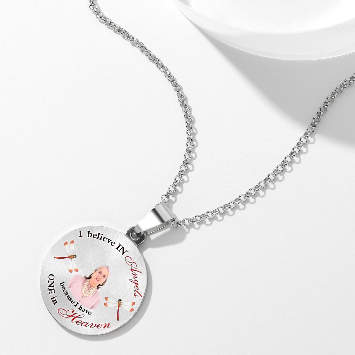 Custom Photo Necklace Custom Face Creative Commemorative Gifts - NameNecklace