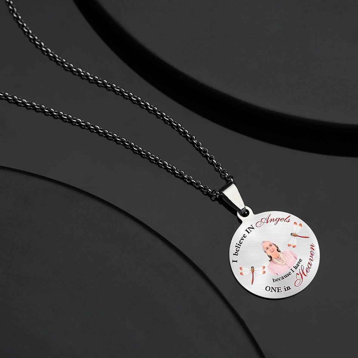 Custom Photo Necklace Custom Face Creative Commemorative Gifts - NameNecklace
