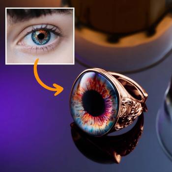 Eyeball Ring Adjustable Men's Ring Best Gift For Him