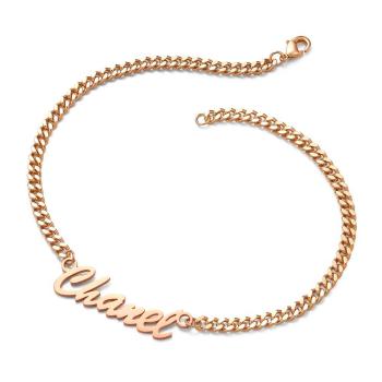 Thick Name Bracelet Personalized Your Name for Men Boys Women Heavy Curb Chain - NameNecklace