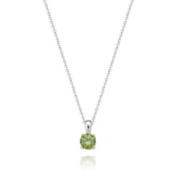 Custom Birthstone Strip Necklace Creative Colorful Zircon Necklace For Women - NameNecklace