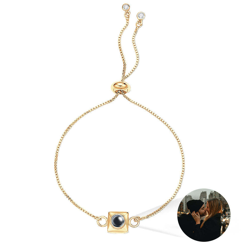 Custom Projection Bracelet Square Simple Gift for Her - NameNecklace