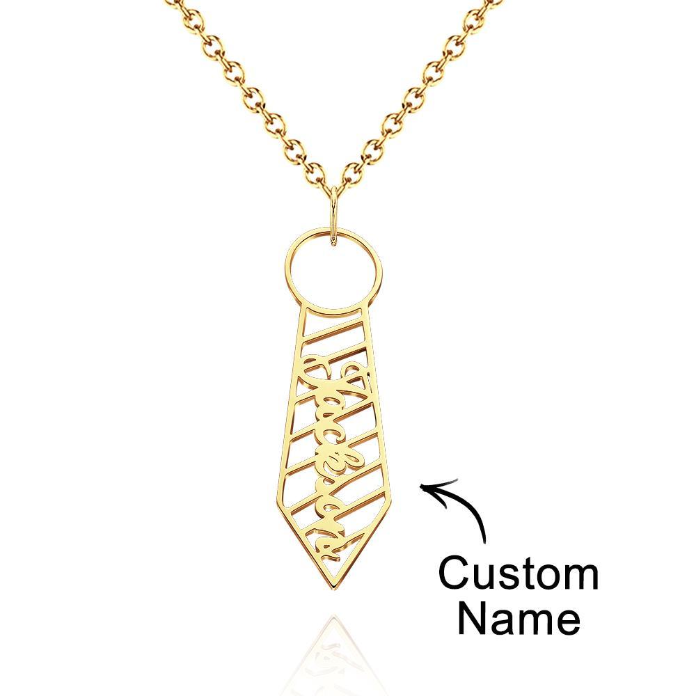 Custom Name Necklace Fashion Style Cute Gifts for Dad - NameNecklace