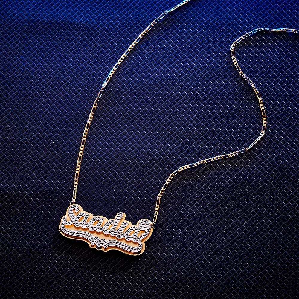 Personalized Hip Hop Name Necklace Fashion Metal Necklace Jewelry Gifts for Men - NameNecklace