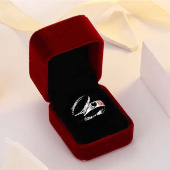 Personalized Name Couple Rings I Love You Engagement Wedding Ring Valentine's Day Gifts - NameNecklace