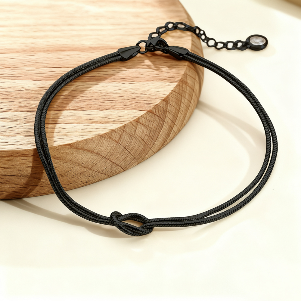 Infinity Knot Bracelet Eternal Knot Love Bracelet Minimalist Infinity Knot Bracelet Love Knot Bracelet