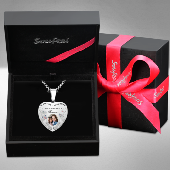 Custom Photo Memorial Necklace I'll Hold You In My Heart
