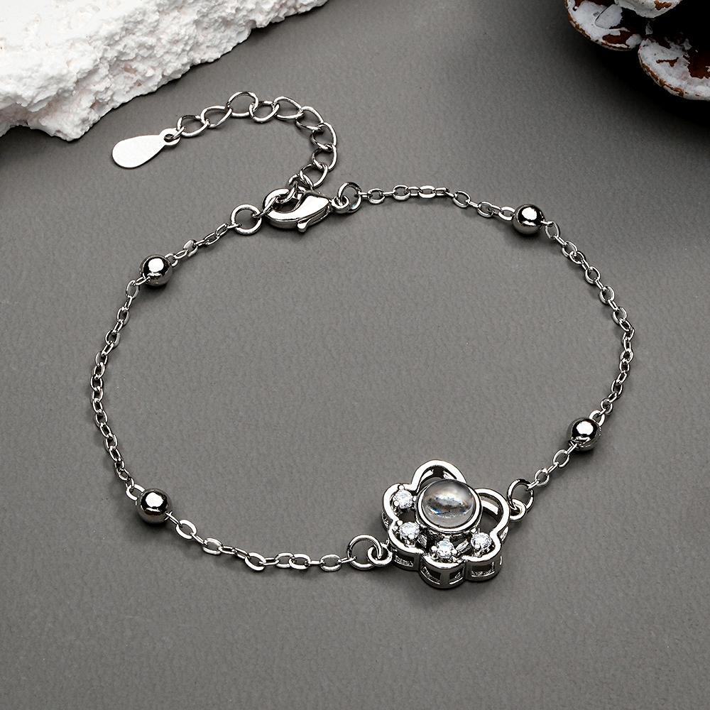 Custom Projection Bracelet Animal Footprint Cute Present for Pet Lover - NameNecklace