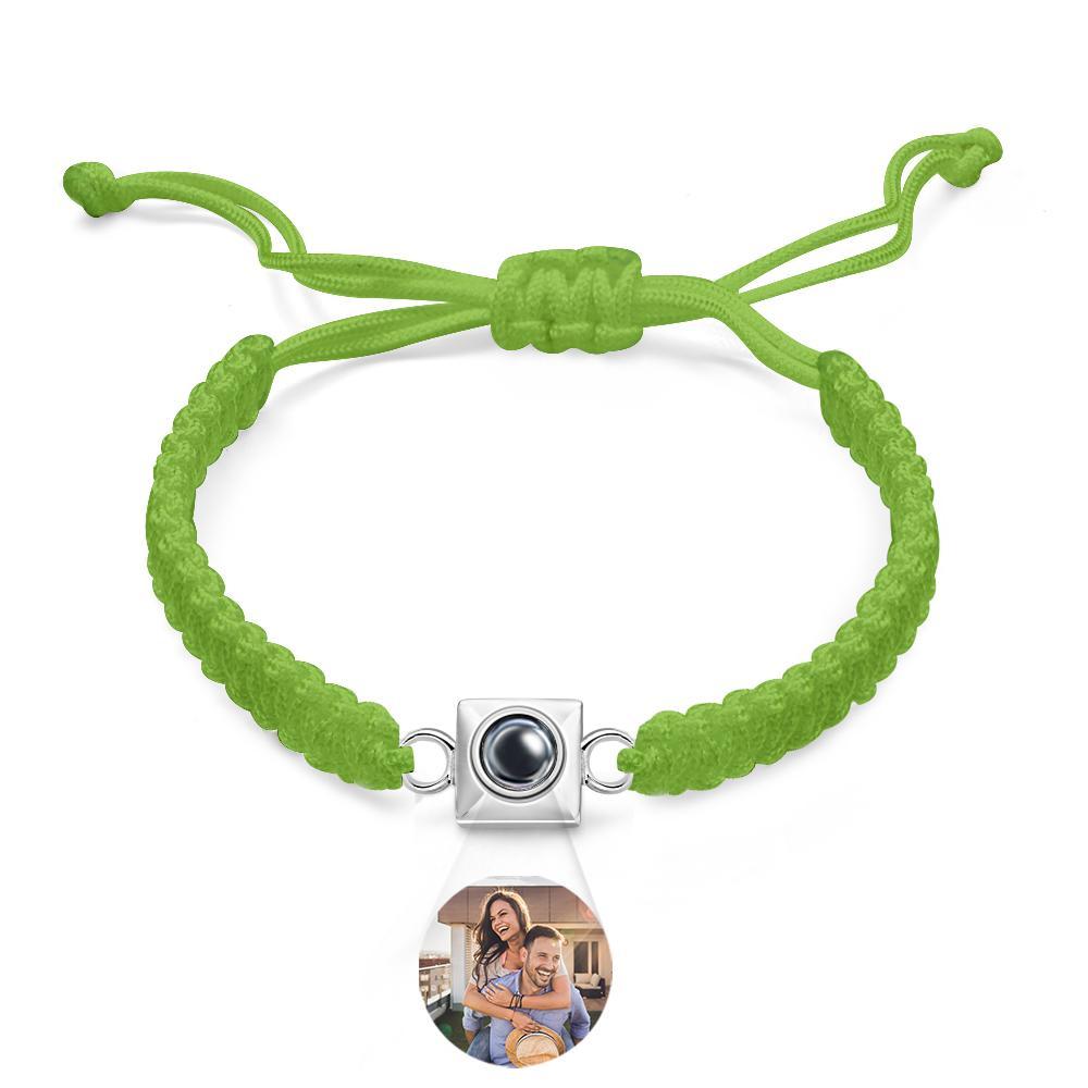 Custom Projection Bracelet Weave Fashion Gift for Men - NameNecklace