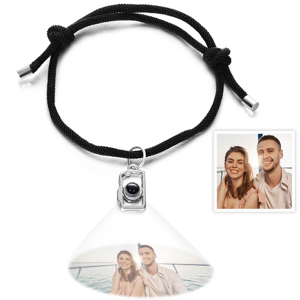Custom Projection Photo Bracelet Creative Camera Couple Gifts - NameNecklace