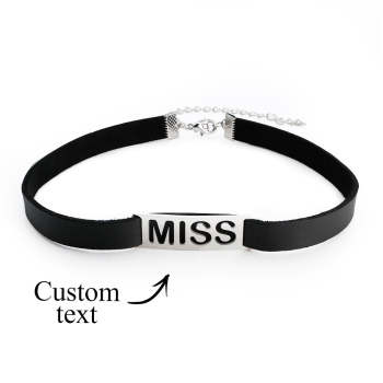 Personalized Name Necklace Fashion Special Hollow Text Choker Gifts For Her - NameNecklace