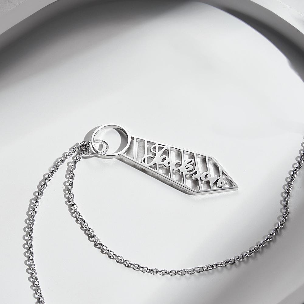 Custom Name Necklace Fashion Style Cute Gifts for Dad - NameNecklace