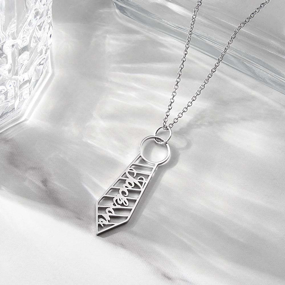 Custom Name Necklace Fashion Style Cute Gifts for Dad - NameNecklace
