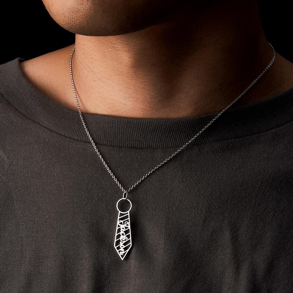 Custom Name Necklace Fashion Style Cute Gifts for Dad - NameNecklace