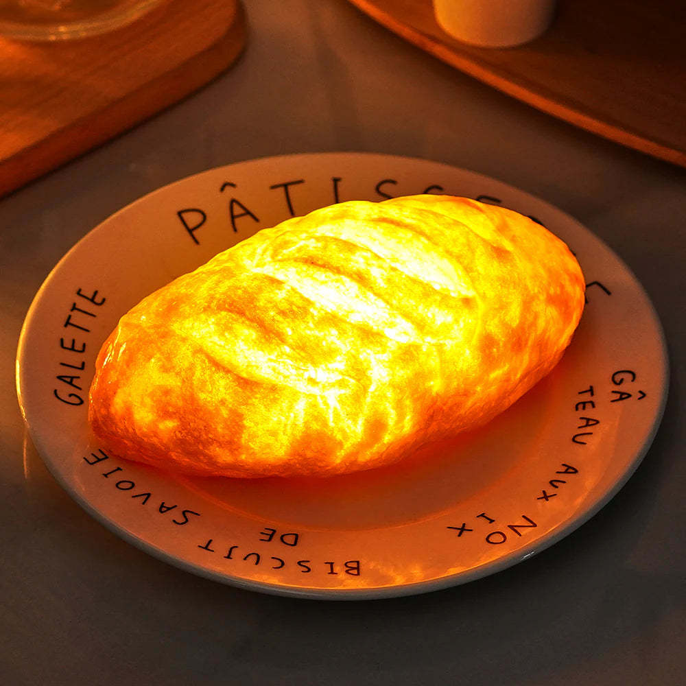 Croissant Bread Lamp Battery Powered LED Light New Home Gifts Housewarming Gifts - NameNecklace