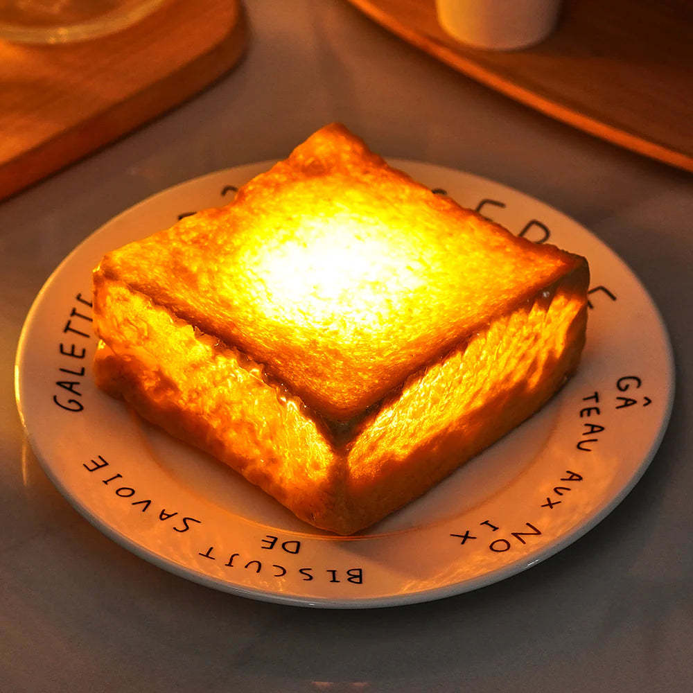 Croissant Bread Lamp Battery Powered LED Light New Home Gifts Housewarming Gifts - NameNecklace