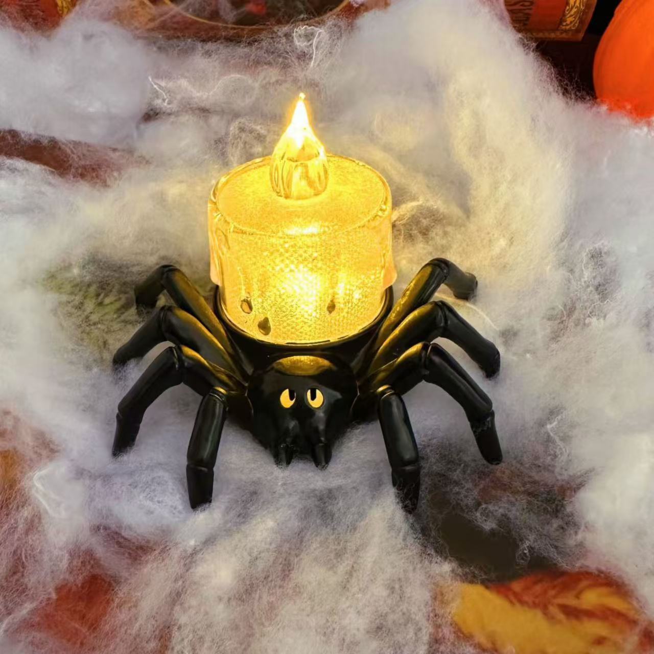 Halloween Spider Lamp Decoration & Halloween Haunted Night Ambience Gift For Family