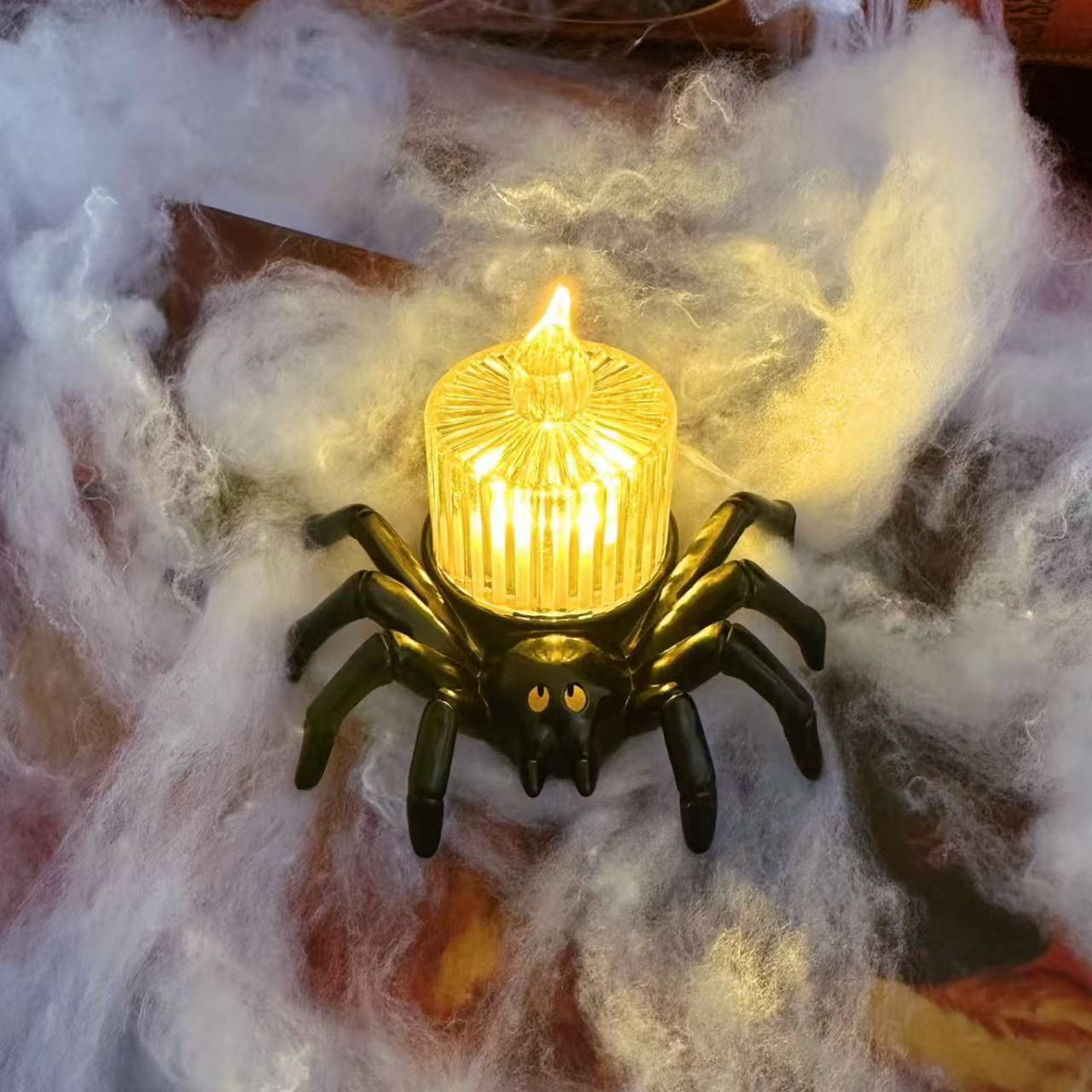 Halloween Spider Lamp Decoration & Halloween Haunted Night Ambience Gift For Family