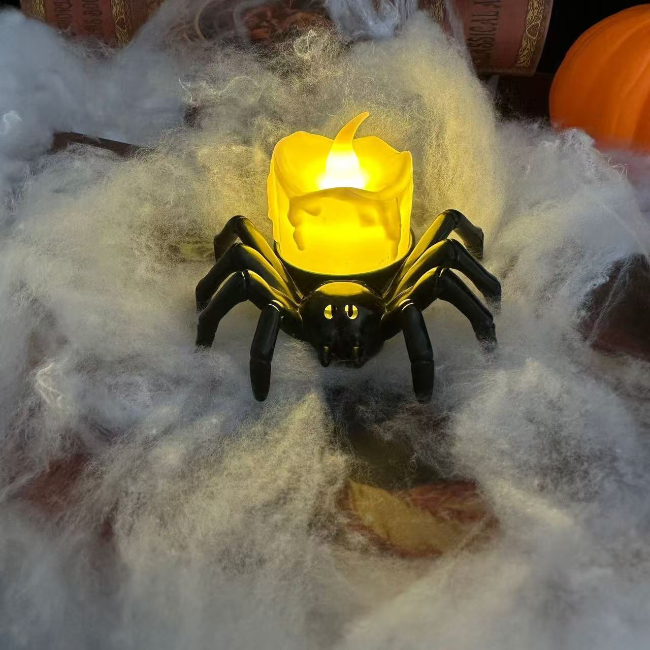 Halloween Spider Lamp Decoration & Halloween Haunted Night Ambience Gift For Family