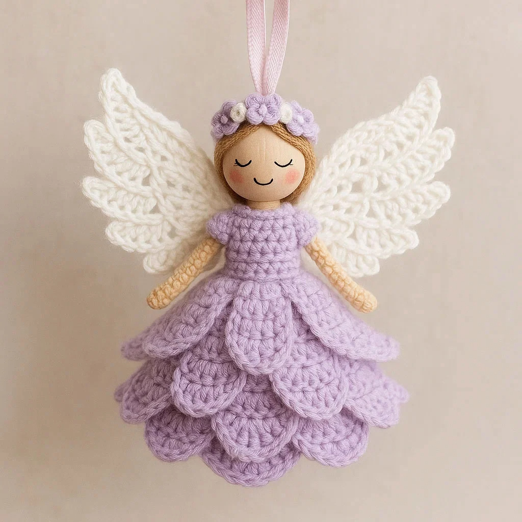 Christmas Angel Ornament Holiday Hanging Decoration for Tree & Gift Giving