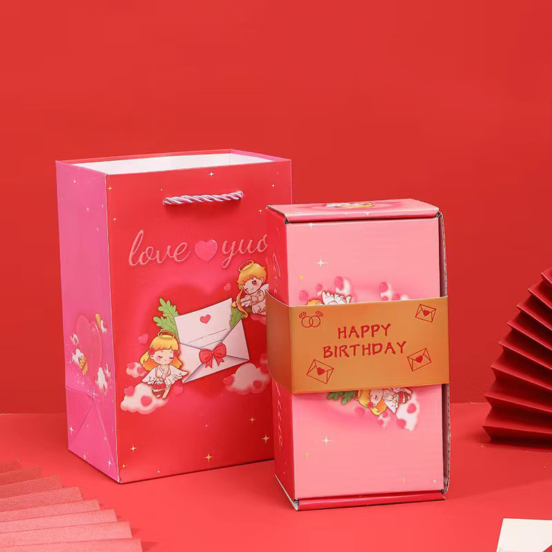 Heart-Shaped Pop-Up Surprise Box with Secure Hidden Money Pocket Creative HeartPop Reveal Box for Presenting Cash or Special Notes Chritmas Gifts
