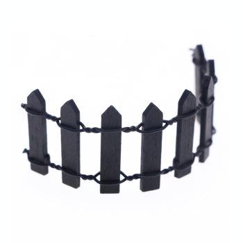 (30cm) Black Picket Fence - namenecklace