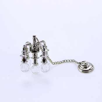(3cm) Silver Chandelier - namenecklace