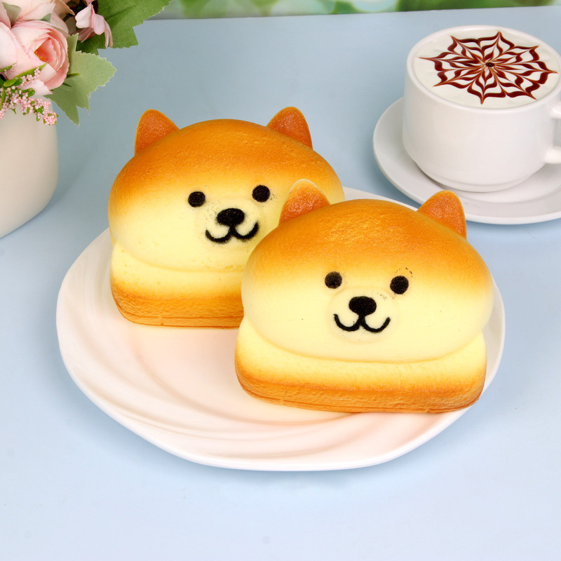 Cut Dog Squishy Slow Rebound Stress Relief Toy with Fragrance(1 PC)