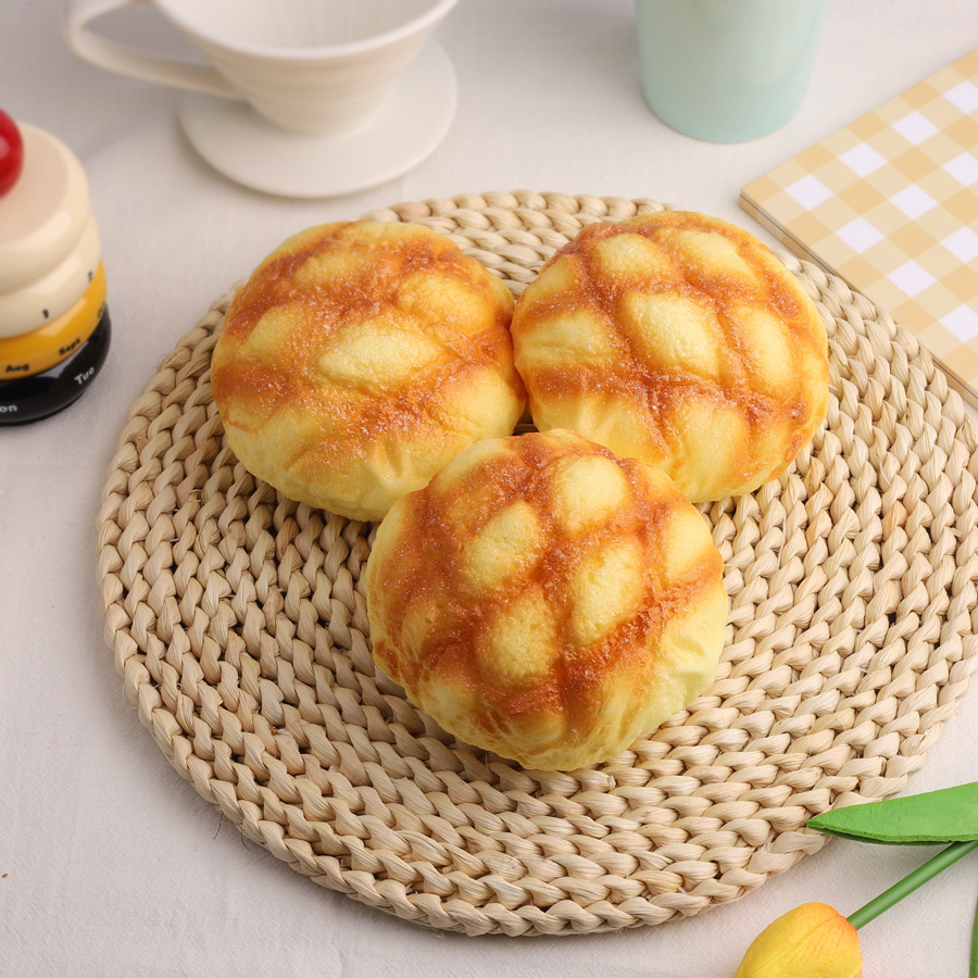Pineapple Bun Squishy Slow Rebound Stress Relief Toy with Fragrance