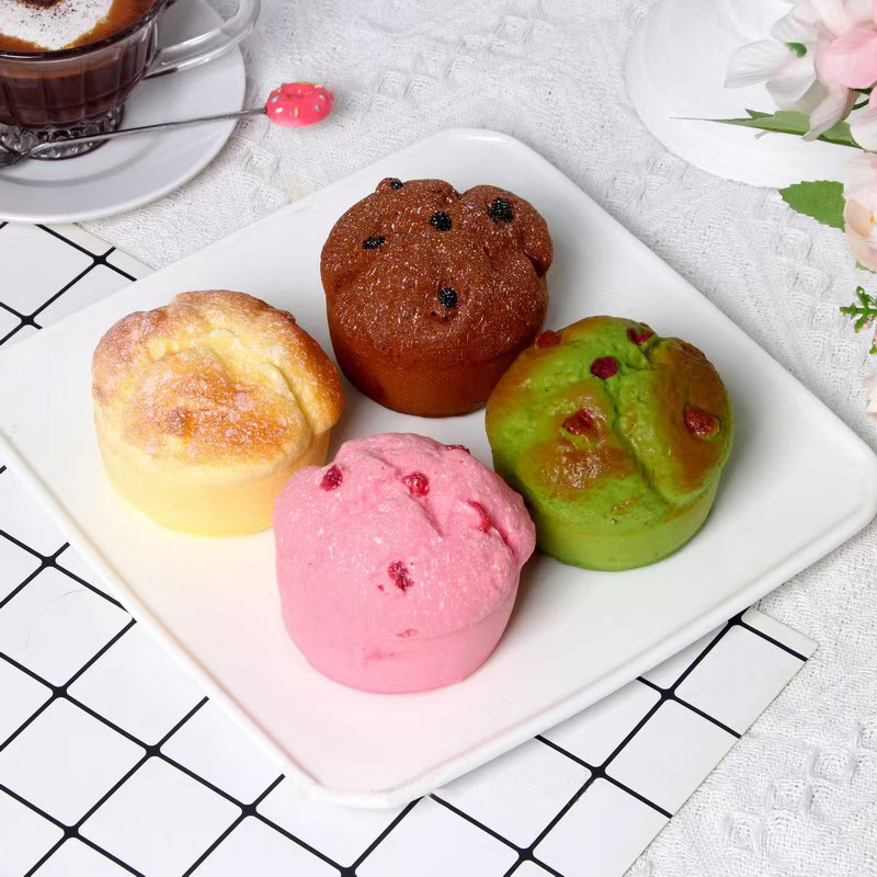Cookie Puff Squishy Slow Rebound Stress Relief Toy with Fragrance(Only 1 PC)