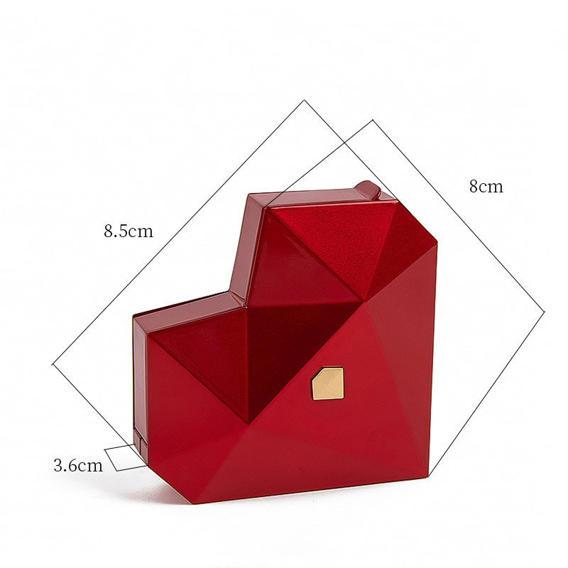 Ring Box Heart Shaped Gift Box Mechanical Surprise Ring Box for Proposal Surprise Jewelry Box Magical Pop-Up Ring Surprise Box