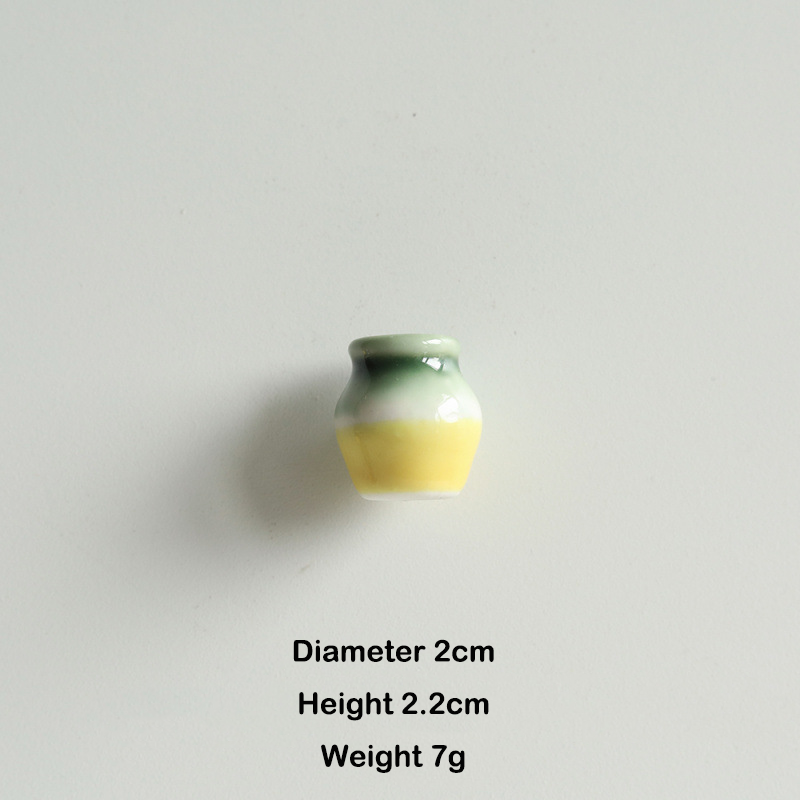 Mother's Day Gift Magnetic Ceramic Fridge Magnet Jingdezhen Ceramic Vase Fridge Magnet Mini Ceramic Flower Vase Fridge Magnet