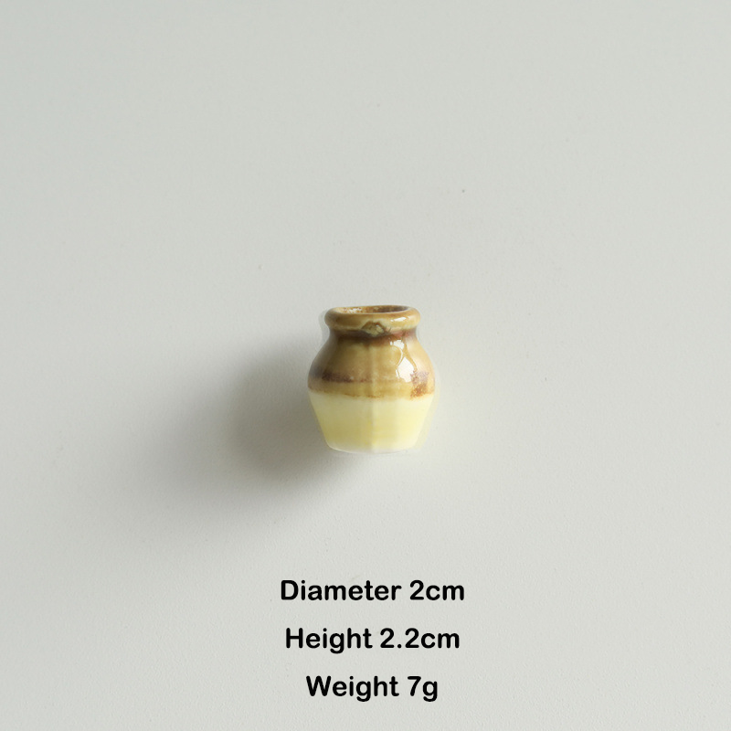 Mother's Day Gift Magnetic Ceramic Fridge Magnet Jingdezhen Ceramic Vase Fridge Magnet Mini Ceramic Flower Vase Fridge Magnet