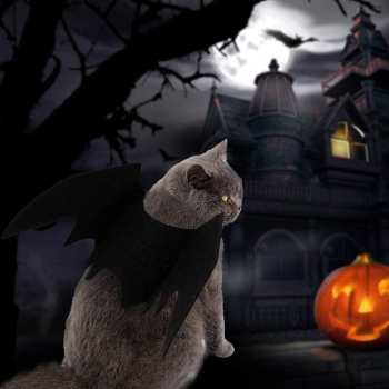 Halloween Pet Cat Costume Bat Wings Pet Costumes Pet Apparel for Small Dogs and Cats - Giftlab