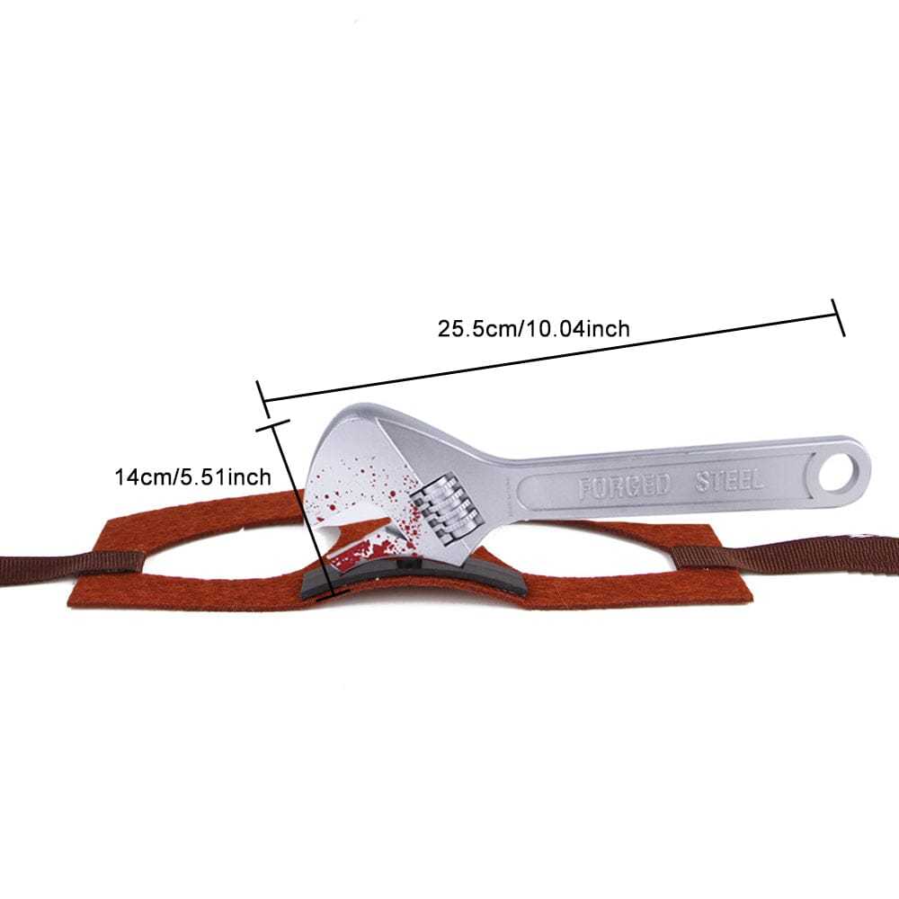 Halloween Funny Horror Bloody Headband Costume Horrible Costume Toys Props for Pet - Giftlab