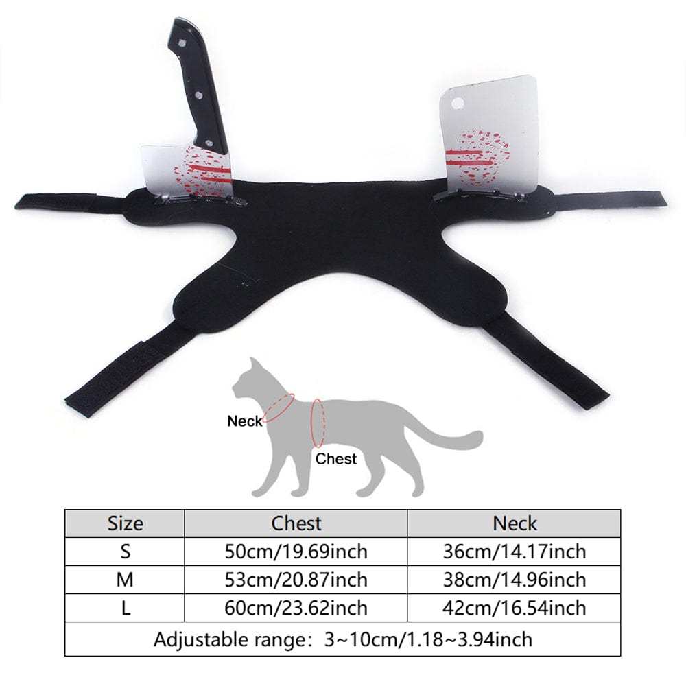 Halloween Horror Bloody decoration Costume Funny Horrible Costume Toys Props for Pet - Giftlab